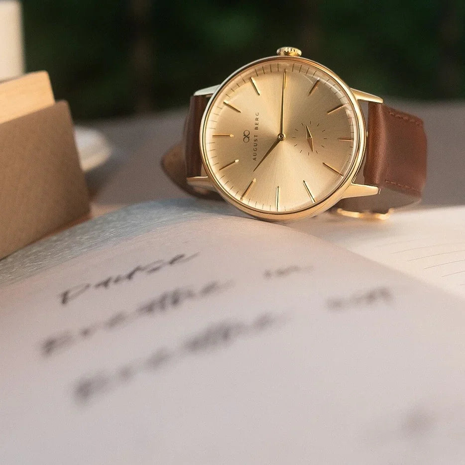 Gold Minimalist Danish Designer Watches for Women